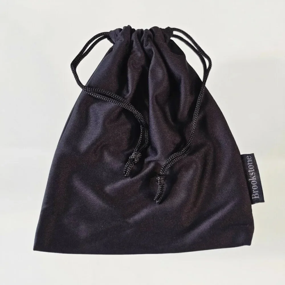 Brookstone Black Drawstring Dust Bag 7